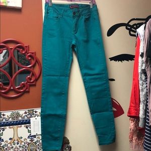 Kardashian Teal Skinny Jean’s 💚 Sz 10